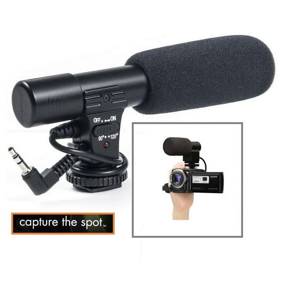 New Compact Mini Professional Condenser Microphone for Canon Vixia HF G60 G50 G70