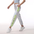 thumbnail image 5 of LEBONYARD Plus Size Overalls for Women Clearance,Fashion Women Solid High Waist Elastic Waist Long Pant Pockets Loose Leisurely Pants Silver XL, 5 of 9