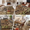 thumbnail image 5 of Large Area Rugs for Living Room Bedroom, Modern Cooking 8'x10' Rug Washable Carpet Runner Indoor Outdoor, Farmhouse Country Wooden Grain Non Slip Floor Mats Rug for Kitchen, Patio, 5 of 8