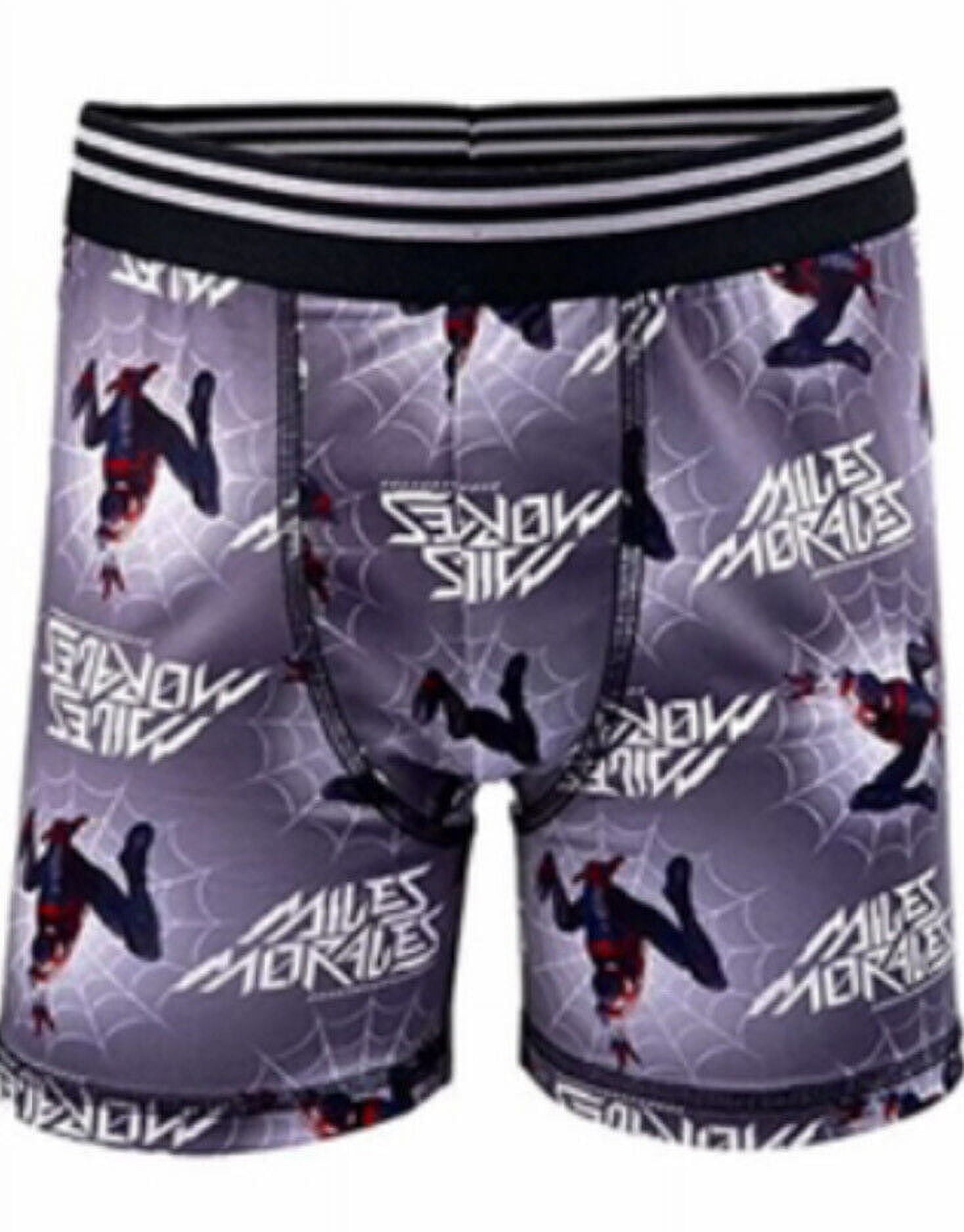  Handcraft Spiderman Miles Morales 4-Pack Athletic Boxer Briefs  Spandex Underwear 6 Assorted: Clothing, Shoes & Jewelry