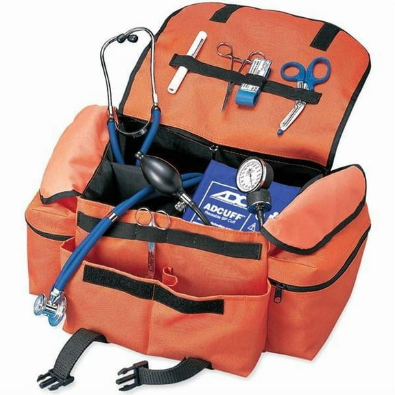 ADC 1025 EMT Case/First Responder Trauma Medical Equipment Bag, Orange