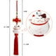 thumbnail image 2 of Abastado Feng Shui Lucky Cat Colgante de cerámica para colgar para la riqueza y la fortuna, 2 of 5