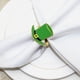thumbnail image 3 of 6 servilleteros irlandeses verdes con diseño de sombrero de San Patricio, con hebillas de metal para decoración de mesas, fiestas y restaurantes, 3 of 8
