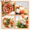 thumbnail image 5 of Artificial Flowers - Household Imitation - Artificial Flowers Small Artificial Peony Silk Flowers Peonies Bouquet Faux Rose Flower Arrangement For Home Party Decoration - 1 Artificial Flower Bouquet, 5 of 7