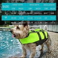 thumbnail image 4 of Chaleco salvavidas para perros con asa, reflectante y acolchado, ayuda para el entrenamiento de natación de perros pequeños y medianos., 4 of 4