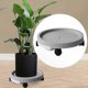 thumbnail image 2 of Mobile Plant Stand with Saucer Tray - 4 Wheels for Easy Movement, Durable Rolling Cart for Indoor and Outdoor Use, 2 of 5
