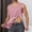 Pink, variant on Unisex Postoperative Shirt Rotating Cuffs Chest Full Snap Button Dialysis Chemotherapy Clothing Vest For Men Pink L