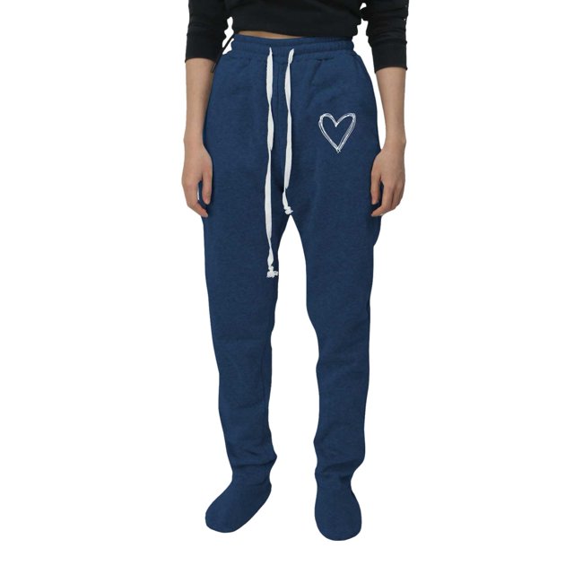 Gibobby Pantalones deportivo casuales para mujer, cómodos pantalones de pijama con pierna recta, pantalones de yoga con cordón, transpirables, pantalones de pijama con bloques(Azul marino, M)