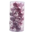 thumbnail image 1 of 30 piezas de adornos navideños de bolas irrompibles, suministros para fiestas, decoraciones para árboles de Navidad para aniversario, dormitorio, Rosa, 1 of 8