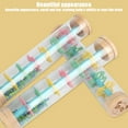DIURYCE Toys and Hobbies Wooden Rain Stick Visual and Sound Stimulation
