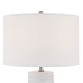 thumbnail image 3 of 360 Lighting Contours 27 1/2" High Modern White Ceramic Table Lamp with Dimmer, 3 of 9