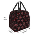 thumbnail image 3 of Vsdgher Red Snake Lunch Bag, Lunch Box for Women Adult Men, Lunch Tote Insulated Cooler Lunch Container for Work/Office/Picnic/Travel, 3 of 8