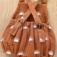 thumbnail image 5 of Mamelucos para niños recién nacidos, bebés, niños y niñas, monos de lino y algodón con estampado de sol, monos con tirantes, trajes para el sol, ropa de verano para bebés, 5 of 5