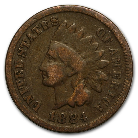 1884 Indian Head Cent Good 