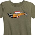 thumbnail image 2 of Hot Wheels - Halloween - Logo Bitten With Fangs - Women's Short Sleeve Graphic T-Shirt, 2 of 5