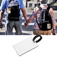 thumbnail image 3 of Heat Transfer Bag Tags, Blank Luggage Tags Wide Applicability Density Board DIY  For Travel, 3 of 8