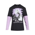thumbnail image 4 of Nightmare Before Christmas Men's & Big Men's Long Sleeve Graphic Tee Shirt and Beanie Hat Set, Sizes XS-3XL, 4 of 5