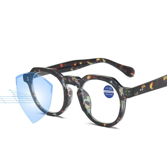 GJX Blue Light Blocking Glasses Women,High-Precision Lenses Blue Light Blocking Glasses Women,Convenient to Wear Blue Blockers Glasses for Women,Presbyopic Degree100