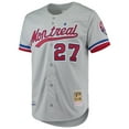 thumbnail image 2 of Men's Mitchell & Ness Vladimir Guerrero Gray Montreal Expos Cooperstown Collection Authentic Jersey, 2 of 3