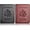 Black+Wine, variant on 2PCS Passport Holders，Ultra Slim Passport Wallet，PU Leather Passport Cover for Women and Men