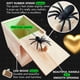 thumbnail image 4 of Giioasa Spider Prank Caja Grande Caja Sorpresa De Madera Araña Dinero Sorpresa En Una Caja Diversión Hecha A Mano Prácticas Cajas De Broma Sorpresa Cosas De Broma, 4 of 5