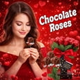 thumbnail image 2 of Valentine Gift Set Teddy Bear Chocolate Rose Bouquet & Gift Bag Basket Valentine’s Day Gift Set Her Wife Girlfriend Sister Mom Daughter, 2 of 6