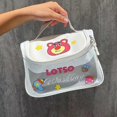 thumbnail image 5 of Bolsa de cosméticos Kawaii Sanriod Anime Hobby Kitty Cinnamoroll Kuromi, bolsa de almacenamiento de artículos diversos impermeable portátil de gran capacidad, 5 of 5