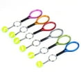 thumbnail image 1 of 6pcs Mini Tennis Racket with Ball Keychain Resin Tennis Racket Key Ring for Sports Lovers, 1 of 7