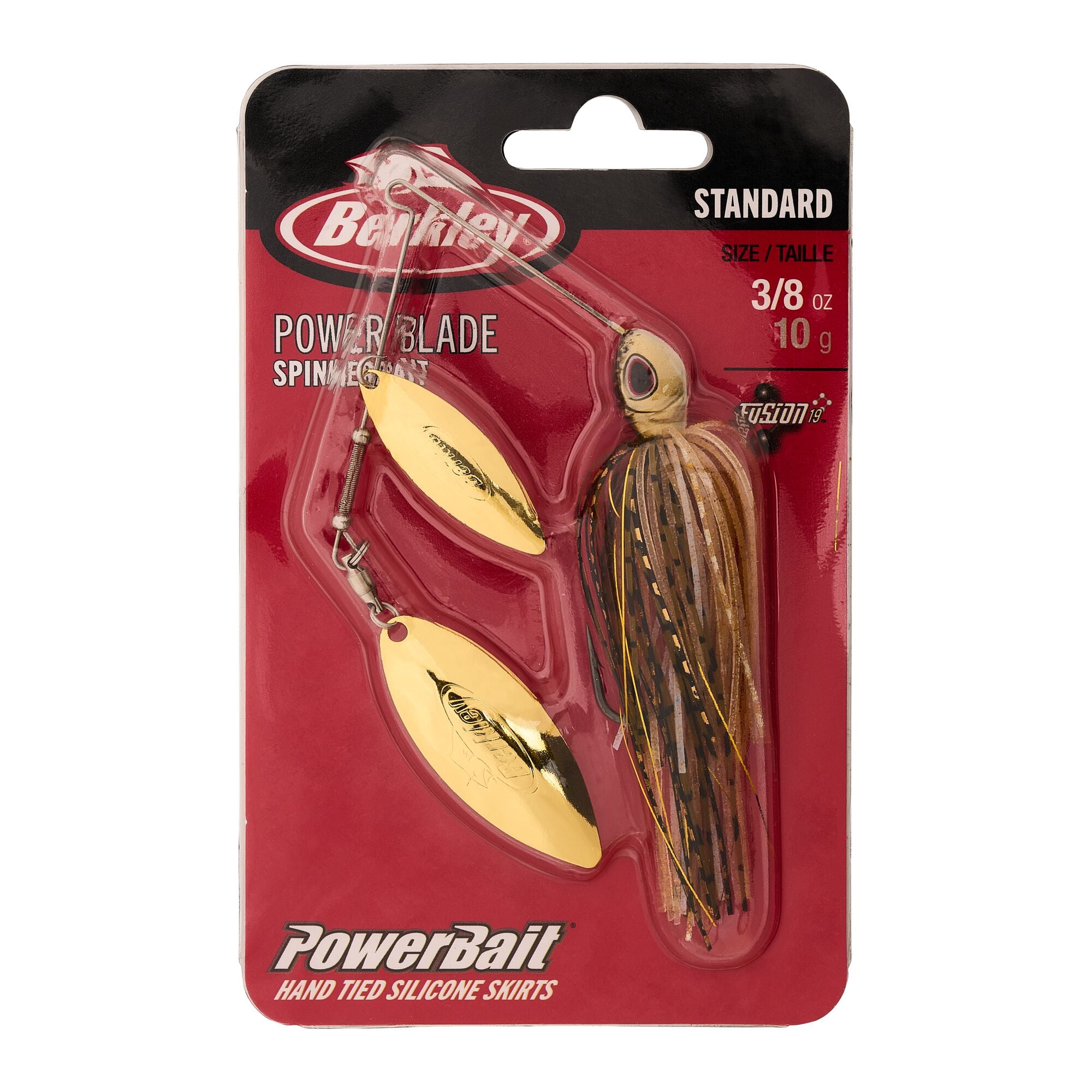 Berkley Power® Blade Standard, Spinnerbaits, Golden Shiner/Gold + Gold (1-count)