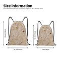 thumbnail image 2 of Gaeub Tortilla Drawstring Backpack Bag Sport Gym Sackpack Heavy Duty String Backpack for Men Women-Medium, 2 of 6
