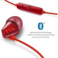thumbnail image 3 of TCL Bluetooth Sports In-Ear Headphones, Orange, SOCL100BTOR, 3 of 4