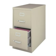 Cooper 2 Drawer 25" Letter File Cabinet in Putty