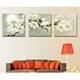 thumbnail image 1 of 3 Paneles Pintura Al Mariposa Flores Pintadas Abstracto Arte Sin Marco Colgante Decoración de Pared 40cm BLESIY, 1 of 6