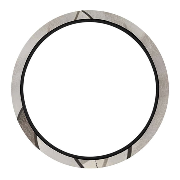 15in Car Steering Wheel Cover Is Skid Resistant And Durable For Easy Installation LightSlateGray Geometric Lines_1