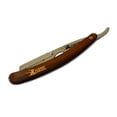 thumbnail image 3 of CS101 Brown Stainless Steel Professional Barber Straight Edge Razor with 100 Lord Platinum Single Edge Razor Blades, 3 of 6