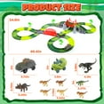 thumbnail image 6 of JoyStone 275 PCS Dinosaur Race Track Toys, Flexible Dinosaur Train Tracks Playset with 2 Dinosaur Cars and 8 Dinosaur Figures, Dinosaur Toys for Boy Girls, 6 of 11