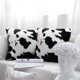 thumbnail image 5 of XWSHYW Almohadas y Fundas Funda de Almohada con Estampado de Vaca, Cojín Familiar para Sofá Corto., 5 of 7