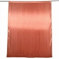 thumbnail image 4 of BalsaCircle 8x10 feet Terracotta Satin Curtain Wedding Photography Backdrop Panel Party Events Decorations Supplies, 4 of 8