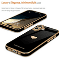 thumbnail image 3 of Entronix Love-Heart Luxury Case for Apple iPhone 16 Heart Case, Cute Design Shiny Bling Cover, Soft TPU Slim Shockproof Protective Case for Apple iPhone 16 for Women Girls, Black, 3 of 6