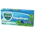 Vicks Vapodrops Cough Relief Menthol Flavored Drops, 20 ct