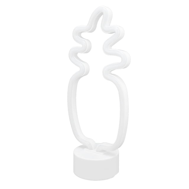 Cergrey Neon Night Light Battery Powered Removable Base 20000 Hours Lamp Life Green Warm Light For Home,Decorative Night Lamp,Neon Sign