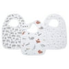 aden + anais Cotton Muslin Feeding Baby Bib, 3pk Unisex
