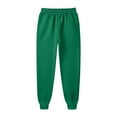 thumbnail image 5 of YDKZYMD Jogger Fleece Cargo Sweatpants Men Drawstring Cinch Bottom Athletic with Pocket Joggers Pants Workout Winter Warm Baggy Pants Heavyweight Hiking Sweatpants Green 3XL, 5 of 6
