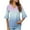 Black, variant on Summer Summer Shirts Long Sleeve Womens Shirts Fashion Split Flare Sleeves V-Neck Casual Loose T-shirt Top