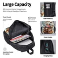 thumbnail image 4 of Vsdgher Animal Filled Noahs Ark Print Large Capacity Backpack Lunch Bag Pencil Case Combination 3 Piece Set for Student, 4 of 7