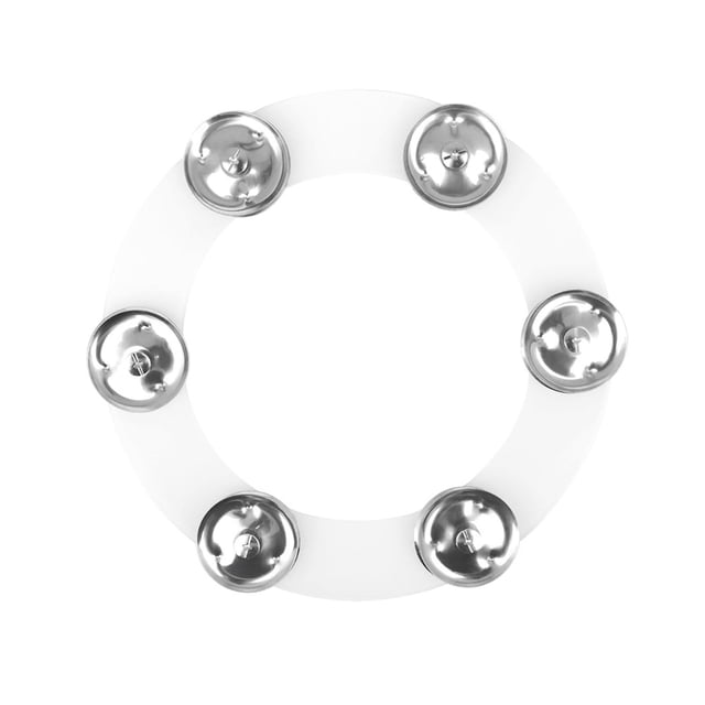 Pandereta de platillos Anillos de platillos para percusión de platillos de tambor 6 campanas de latón para pilas Hihats Anillos de platillos Hugo Anillos de platillos de batería