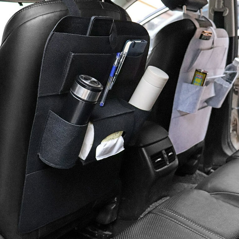 1PC Car Felt Chair Back Bag, Multifunctional Car Storage Bag, Seat Back  Organizer Storage Bag, Sundries Hanging Bag