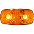 thumbnail image 3 of Peterson Mfg. Clearance Light 38A-MV-BT2 LED; Rectangular; Amber Lens; Surface Mount; 9 To 32 Volt; Mounts On 3 Inch Centers; With 0.180 Inch Bullet Connector, 3 of 4