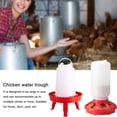 thumbnail image 3 of Chicken Feeder Foldable Legs Design Chicken Waterer Large Capacity Poultry Water Feeder for Home Farm Yard, 3 of 8