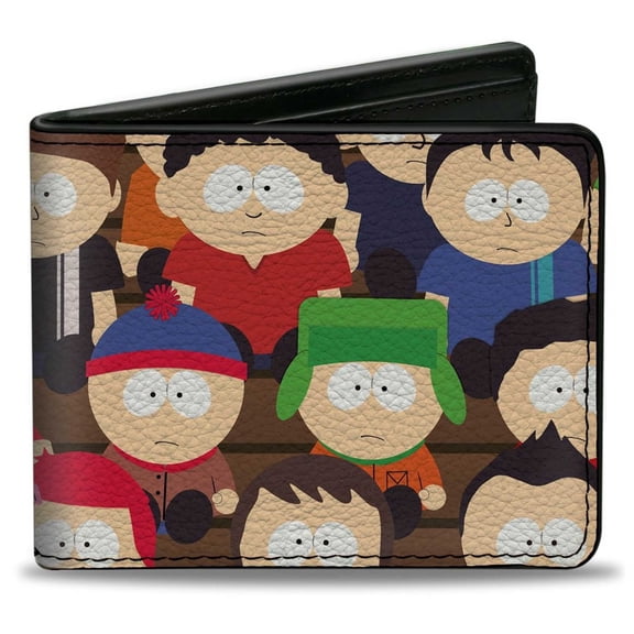Comedy Central Wallet, Bifold, South Park Boys Class Gym Pose, Vegan Leather